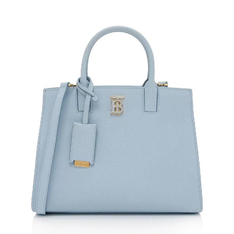 Burberry Calfskin TB Frances Mini Tote (SHF-Wks8mQ)