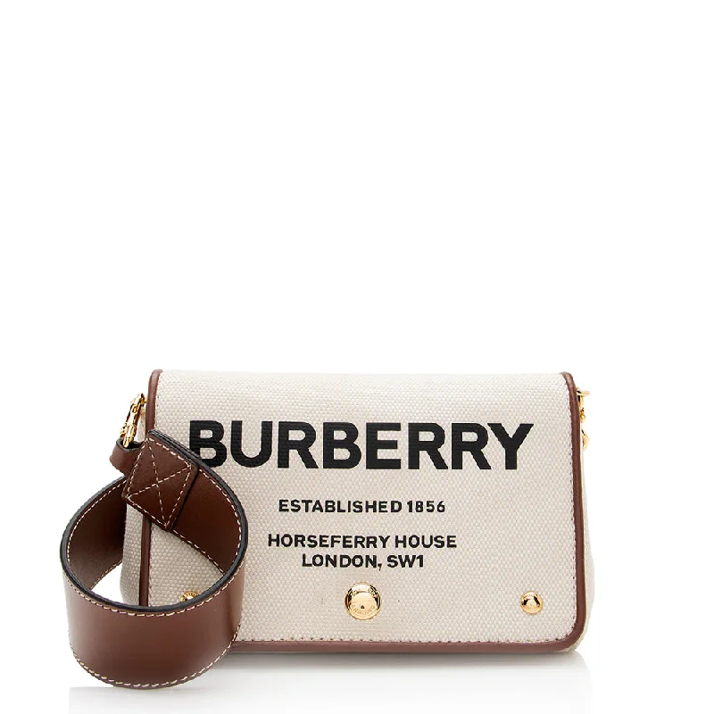 Burberry Canvas Horseferry Small Crossbody Bag (SHF-20968)