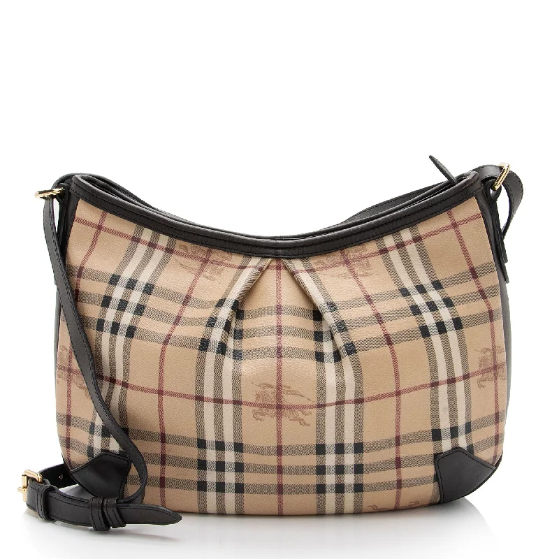 Burberry Haymarket Check Crossbody Bag (SHF-qDXh6N)