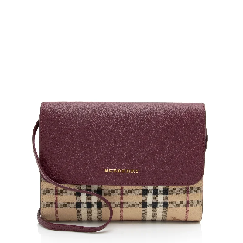 Burberry Haymarket Check Loxley Crossbody (SHF-Cb6iS2)