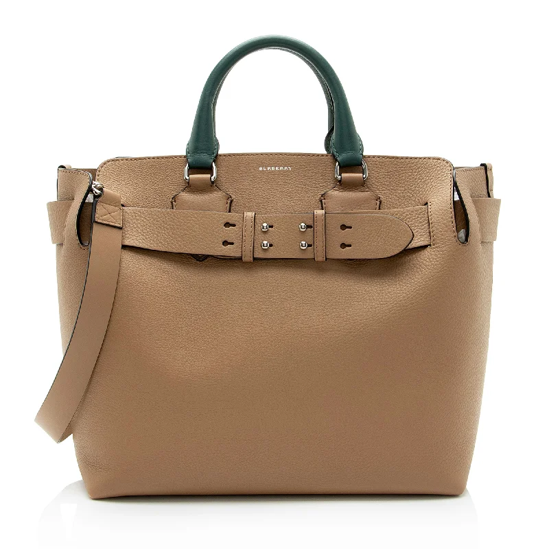 Burberry Leather Marais Belted Medium Tote (SHF-1Jl3ZV)