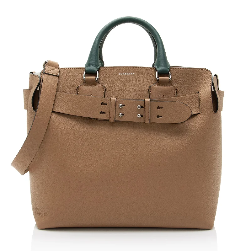 Burberry Leather Marais Medium Belted Tote (SHF-LONL0h)