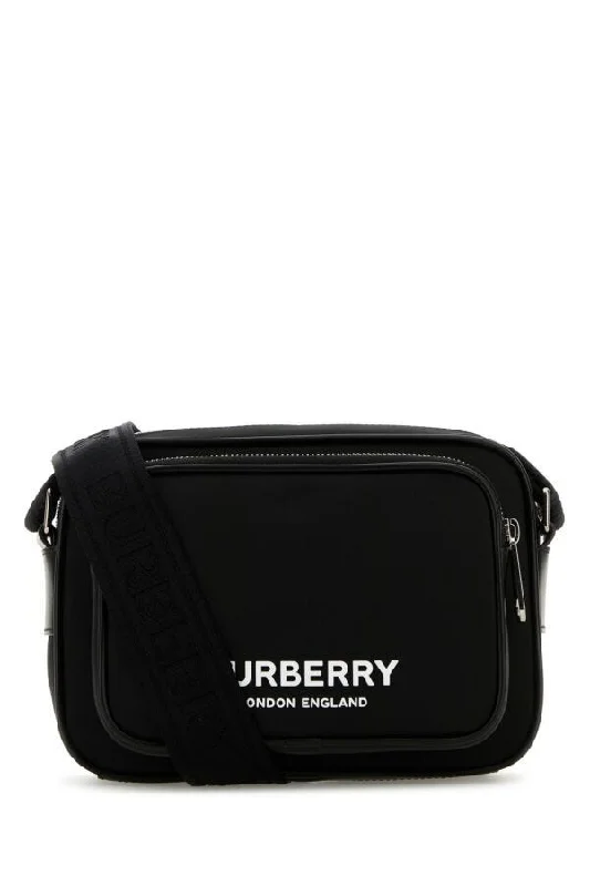 Burberry Man Black Econyl Paddy Crossbody Bag