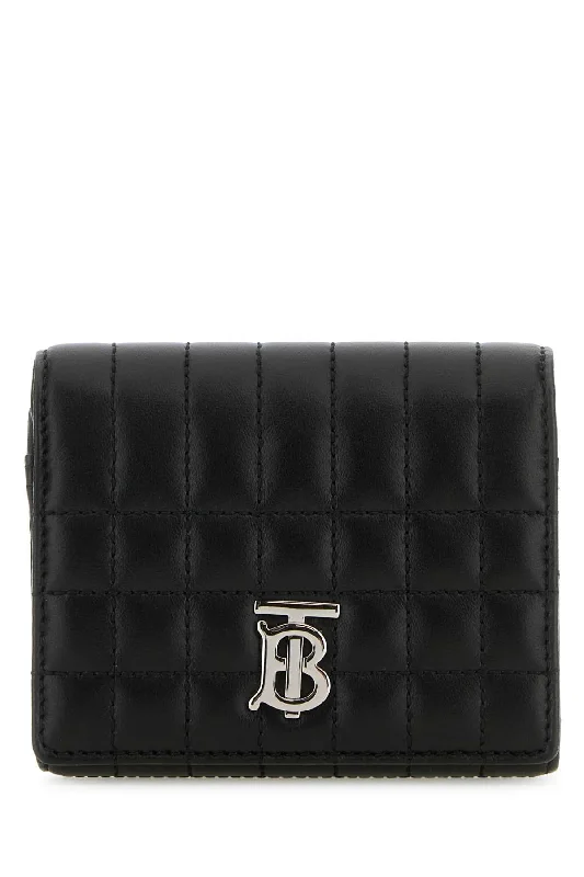 BURBERRY Mini Black Leather Wallet