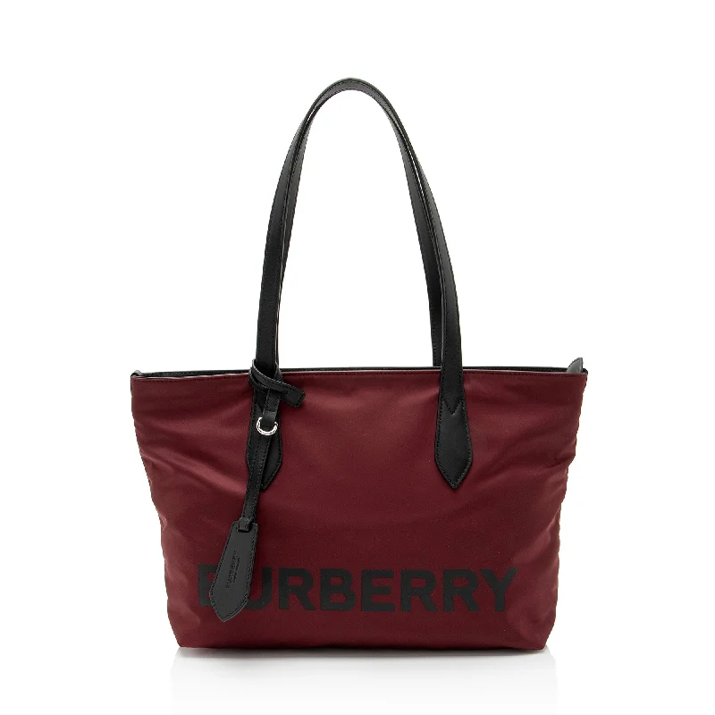 Burberry Nylon Logo Ardwell Small Tote (SHF-bVmrp0)