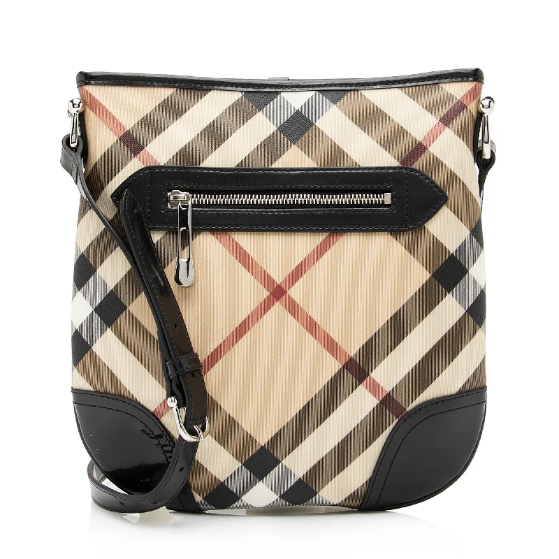 Burberry Super Nova Check Crossbody Bag (SHF-23854)