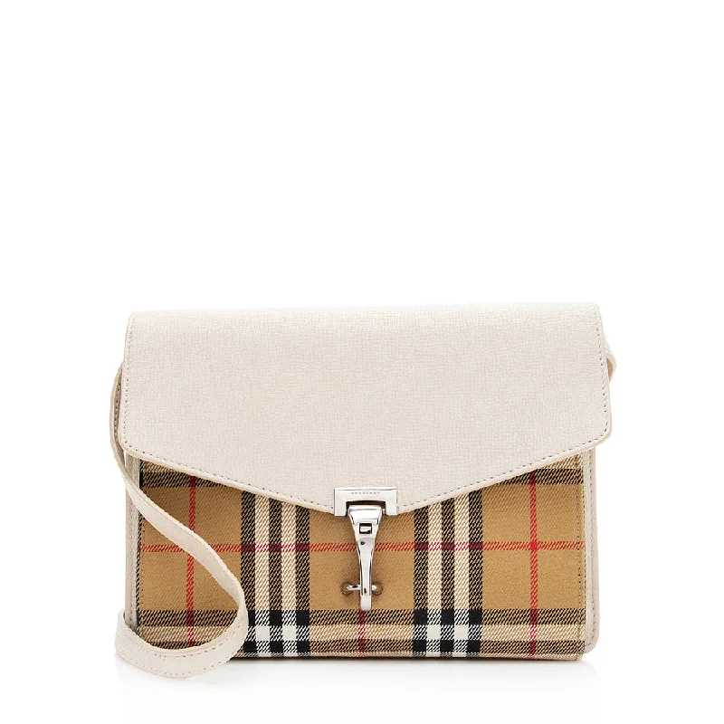 Burberry Vintage Check Macken Baby Crossbody Bag (SHF-19698)