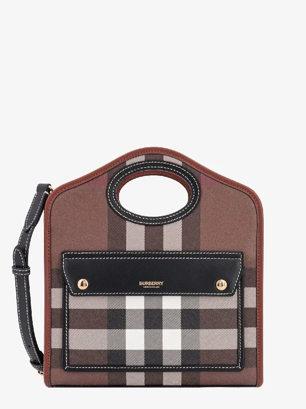 Burberry Woman Burberry Woman Brown Handbags