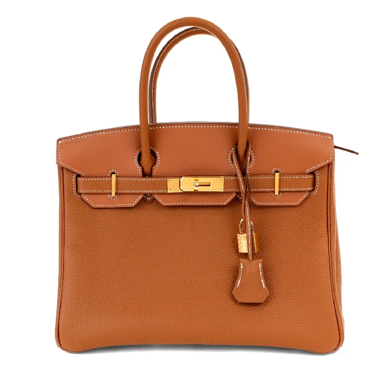 Hermes 30cm 3 in 1 Gold Togo Birkin w/ Gold Hardware