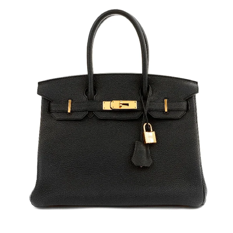 Hermes 30cm Black Togo Birkin w/ Gold Hardware