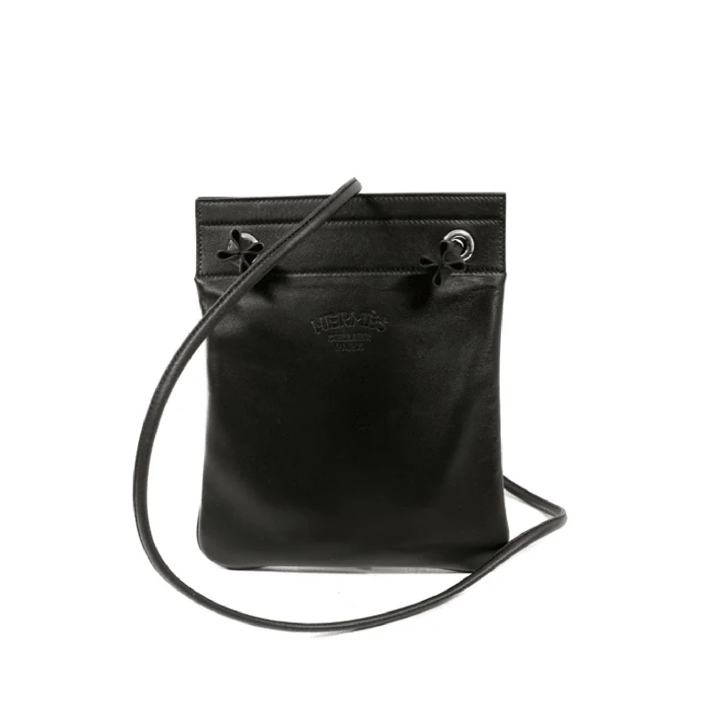 Hermès Black Leather Aline Mini Bag