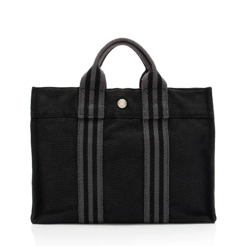 Hermes Canvas Herline PM Tote (SHF-23028)