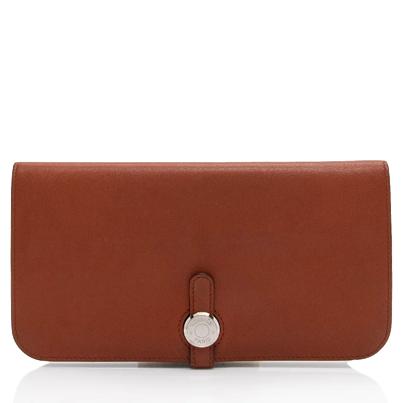 Hermes Chevre Leather Dogon Wallet (SHF-LFLnbg)