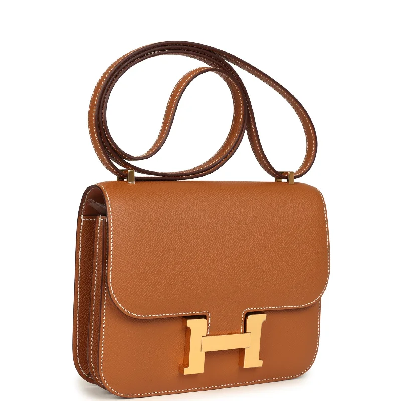 Hermes Constance 18 Gold Epsom Gold Hardware