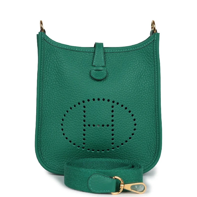 Hermes Evelyne TPM Vert Vertigo Clemence Gold Hardware