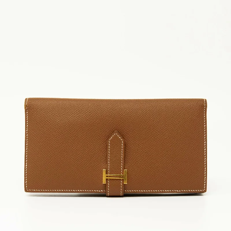 Hermes Gold Epsom Long Bearn Wallet