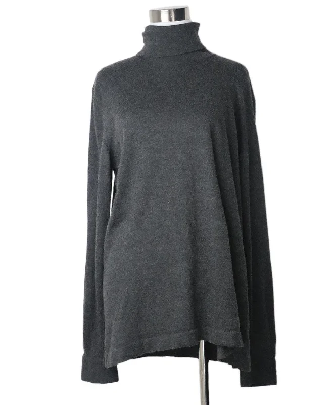 Hermes Grey Cashmere Sweater sz 6