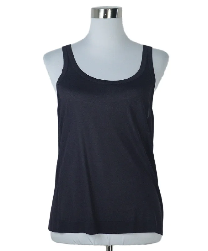 Hermes Navy Blue Tank Top sz 6