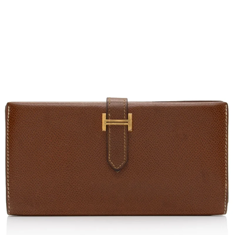 Hermes Vintage Veau Grain Lisse Bearn Wallet (SHF-ApSlRO)