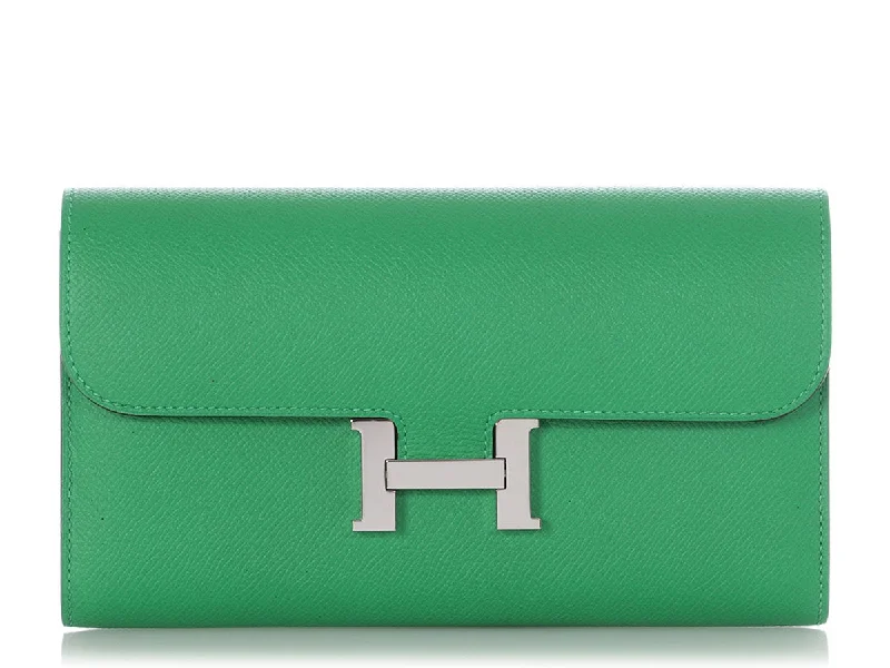 Hermès Bambou Epsom Constance Long Wallet